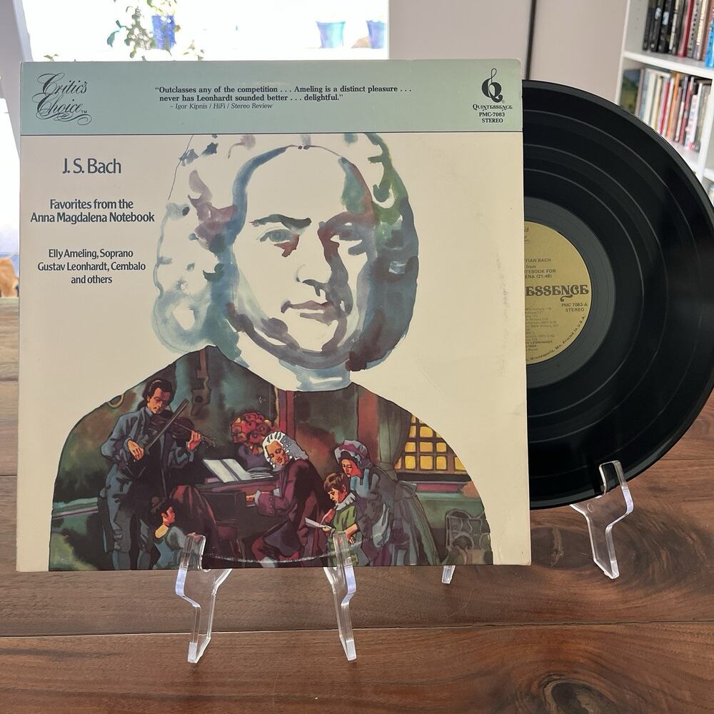 J.S. Bach Favorites From The Anna Magdalena Notebook LP 1978 Quintessence 7083
